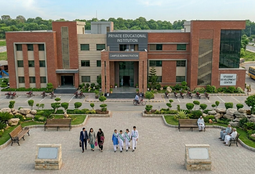 International-standard school campus at Faisal Orchard
